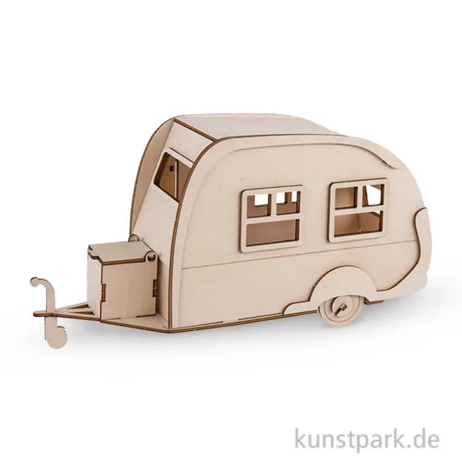 Artikelbild 1 des Artikels “Holzbausatz 3D - Wohnwagen “