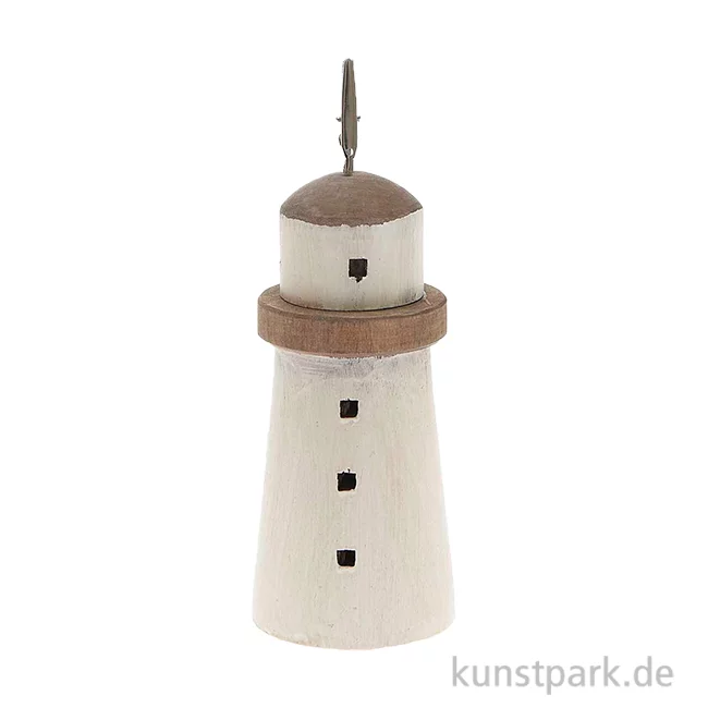 Artikelbild 1 des Artikels “Holzdeko Leuchtturm Kartenhalter, 6,5 x 14 cm “