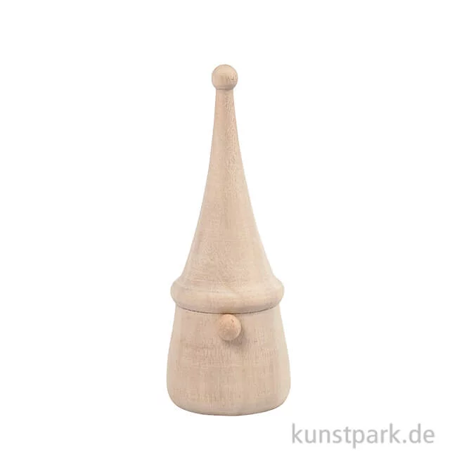 Artikelbild 1 des Artikels “Holzfigur - Zwerg mit Bommelmütze, klein “