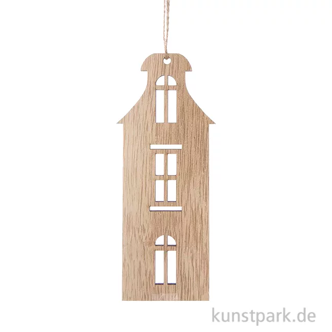 Artikelbild 1 des Artikels “Holzhänger Haus 2, Groß, 14 x 6 cm “