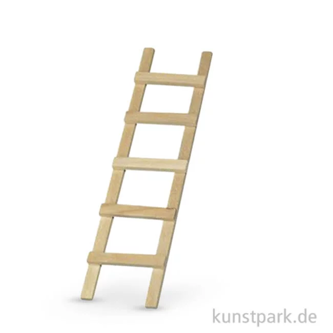 Artikelbild 1 des Artikels “Mini Holzleiter 5 Sprossen, 13,5 cm, 1 Stück “