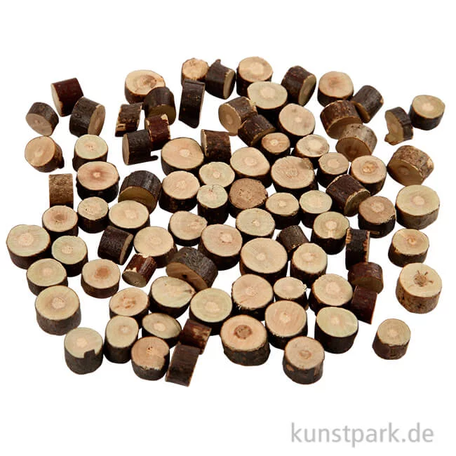 Artikelbild 1 des Artikels “Holzscheiben-Mix, Durchmesser 7-10 mm, 230 g “