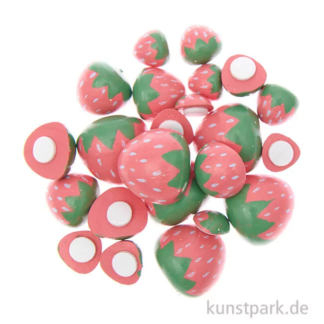 Artikelbild 1 des Artikels “Holzsticker Erdbeere, 24 Stück “