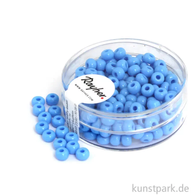 Artikelbild 1 des Artikels “Indianer-Perlen - 4,5 mm, 17 g Dose | Hellblau“