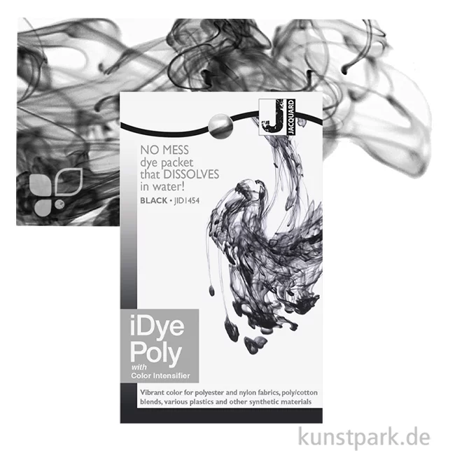 Artikelbild 1 des Artikels “Jacquard iDye Poly - Textilfarbe für Polyester, 14g Einzelfarbe | Black“