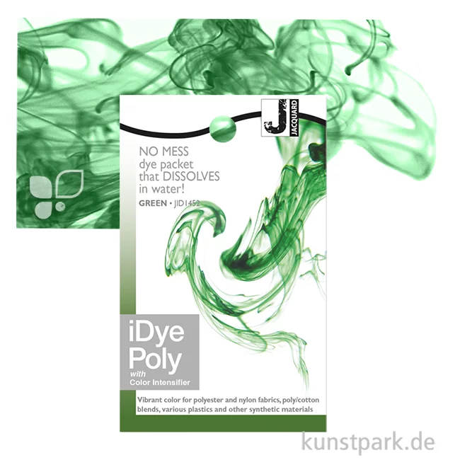 Artikelbild 1 des Artikels “Jacquard iDye Poly - Textilfarbe für Polyester, 14g Einzelfarbe | Green“
