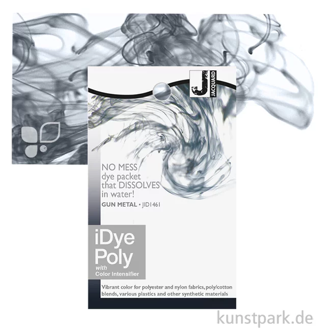Artikelbild 1 des Artikels “Jacquard iDye Poly - Textilfarbe für Polyester, 14g Einzelfarbe | Gun Metal“