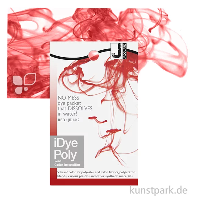 Artikelbild 1 des Artikels “Jacquard iDye Poly - Textilfarbe für Polyester, 14g Einzelfarbe | Red“