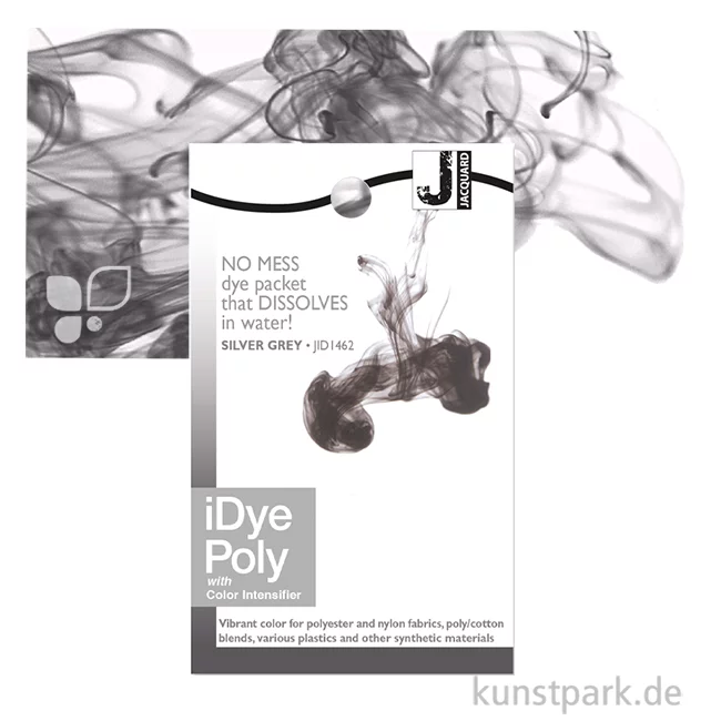Artikelbild 1 des Artikels “Jacquard iDye Poly - Textilfarbe für Polyester, 14g Einzelfarbe | Silver Grey“