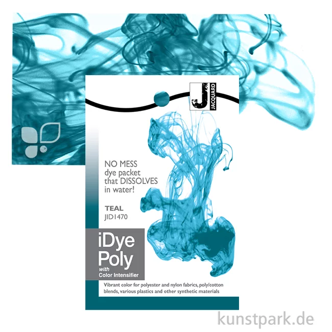 Artikelbild 1 des Artikels “Jacquard iDye Poly - Textilfarbe für Polyester, 14g Einzelfarbe | Teal“
