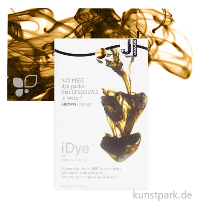Artikelbild 1 des Artikels “Jacquard iDye - Textilfarbe für Naturstoffe, 14g Einzelfarbe | Brown“