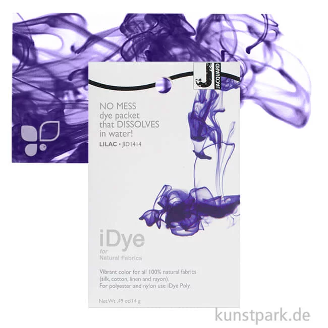 Artikelbild 1 des Artikels “Jacquard iDye - Textilfarbe für Naturstoffe, 14g Einzelfarbe | Lilac“