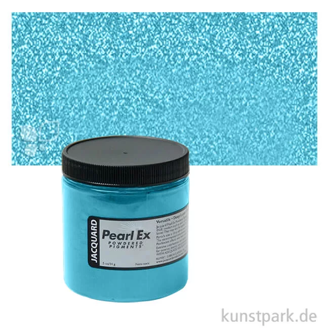 Artikelbild 1 des Artikels “Jacquard Pearl Ex - Perlglanz Pigmente Einzelfarbe | 647 Sky Blue (22 ml)“