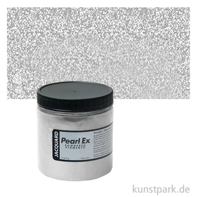 Artikelbild 1 des Artikels “Jacquard Pearl Ex - Perlglanz Pigmente Einzelfarbe | 663 Silver (22 ml)“