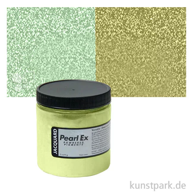 Artikelbild 1 des Artikels “Jacquard Pearl Ex - Perlglanz Pigmente Einzelfarbe | 682 Duo Green / Yellow (15 ml)“