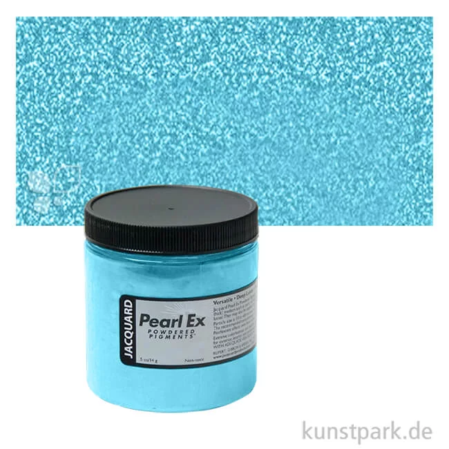 Artikelbild 1 des Artikels “Jacquard Pearl Ex - Perlglanz Pigmente Einzelfarbe | 686 Turquoise (15 ml)“