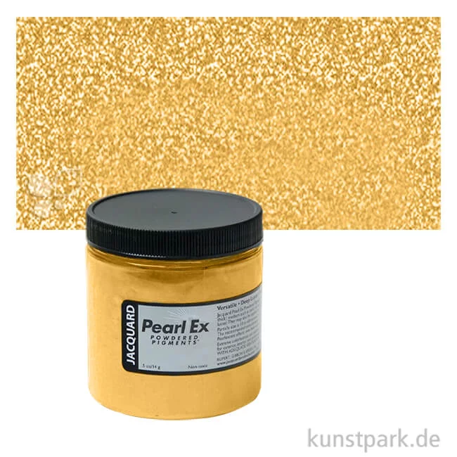 Artikelbild 1 des Artikels “Jacquard Pearl Ex - Perlglanz Pigmente Einzelfarbe | 691 Solar Gold (15 ml)“