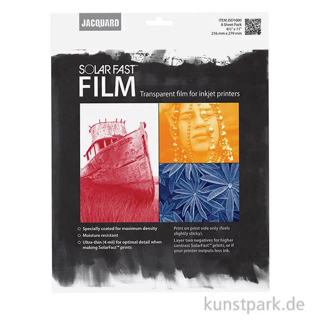 Artikelbild 1 des Artikels “Jacquard SolarFast Film-Sheets zum Bedrucken, 8er Set “