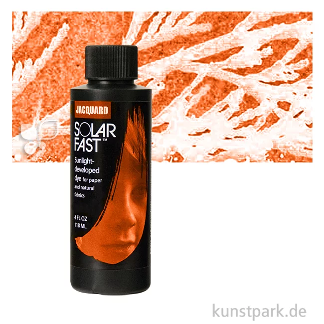 Artikelbild 1 des Artikels “Jacquard SolarFast - Fotoemulsion für Sonnendrucke, 118 ml Farbe | 101 - Orange“