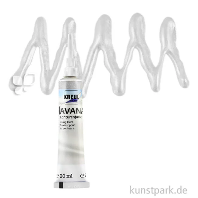 Artikelbild 1 des Artikels “KREUL Javana Konturenfarbe 20 ml Silber“