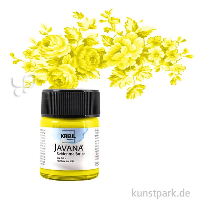 Artikelbild 1 des Artikels “KREUL Javana Seidenmalfarbe 50 ml | Gelb“