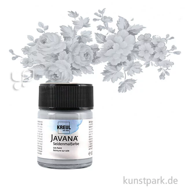 Artikelbild 1 des Artikels “KREUL Javana Seidenmalfarbe 50 ml | Silbergrau“