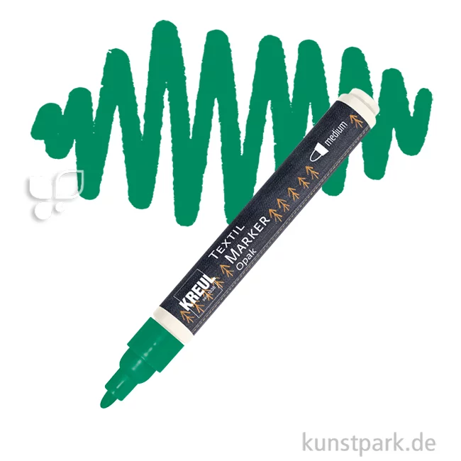 Artikelbild 1 des Artikels “KREUL Textil Marker Opak medium Stift | Grün“
