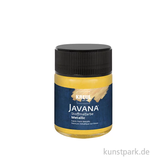 Artikelbild 1 des Artikels “KREUL Javana Stoffmalfarbe Metallic-Gold, 50 ml “