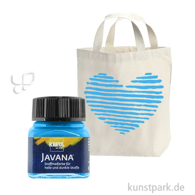 Artikelbild 1 des Artikels “KREUL Javana Stoffmalfarbe für helle und dunkle Stoffe 20 ml | Blau“