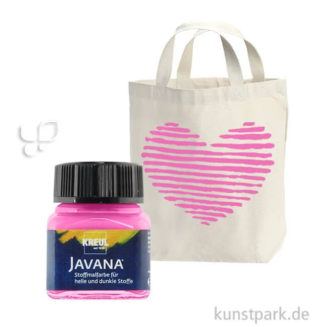 Artikelbild 1 des Artikels “KREUL Javana Stoffmalfarbe für helle und dunkle Stoffe 20 ml | Magenta“