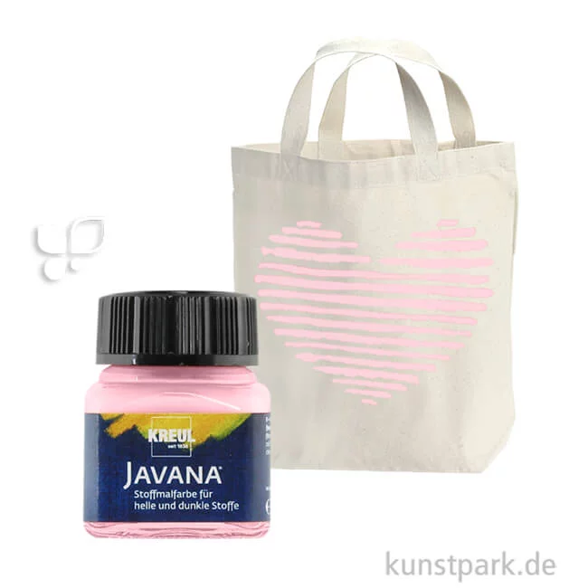 Artikelbild 1 des Artikels “KREUL Javana Stoffmalfarbe für helle und dunkle Stoffe 20 ml | Rose“