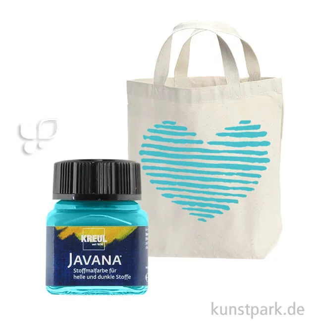 Artikelbild 1 des Artikels “KREUL Javana Stoffmalfarbe für helle und dunkle Stoffe 20 ml | Türkis“