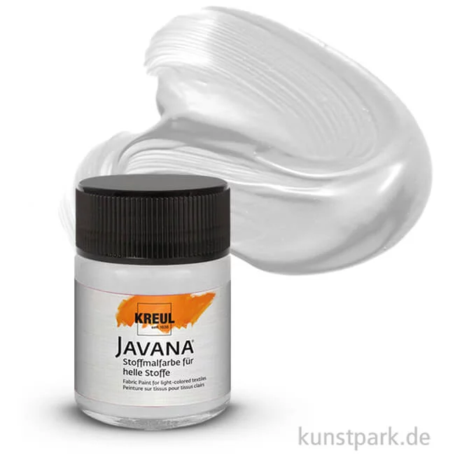 Artikelbild 1 des Artikels “KREUL Javana Stoffmalfarbe für helle Stoffe 50 ml | Weiß“