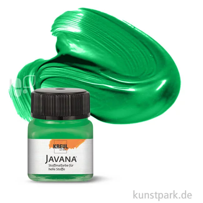 Artikelbild 1 des Artikels “KREUL Javana Stoffmalfarbe für helle Stoffe 20 ml | Brillantgrün“