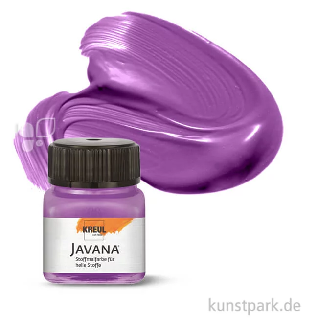 Artikelbild 1 des Artikels “KREUL Javana Stoffmalfarbe für helle Stoffe 20 ml | Flieder“