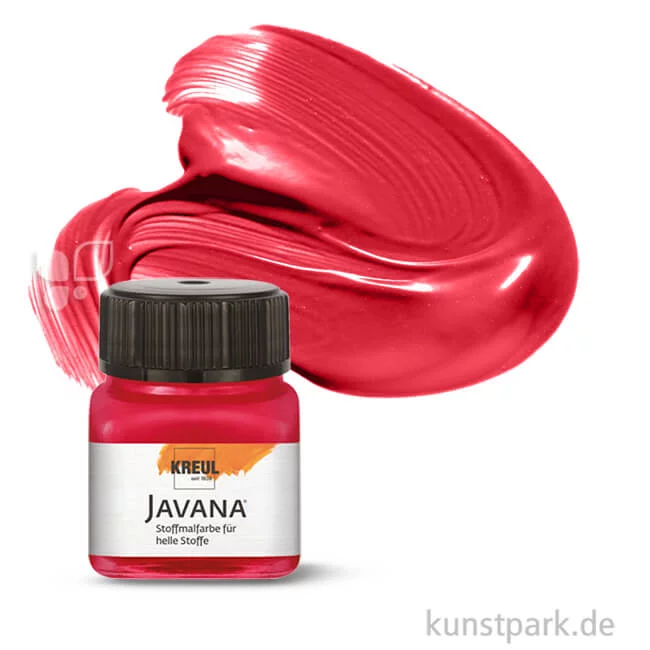 Artikelbild 1 des Artikels “KREUL Javana Stoffmalfarbe für helle Stoffe 20 ml | Karminrot“