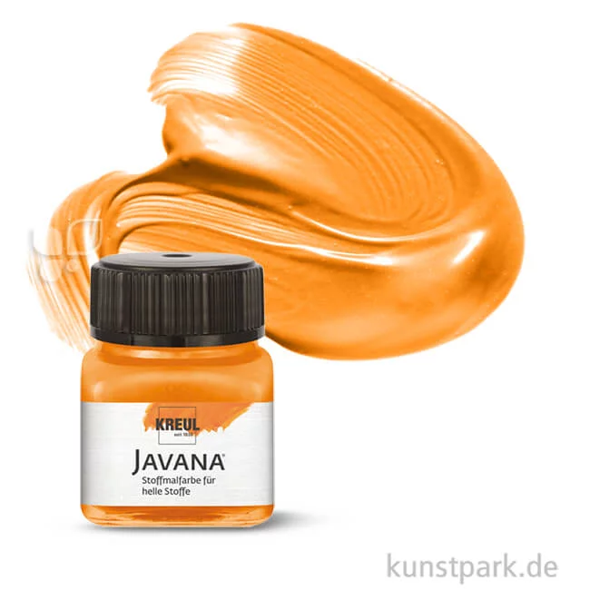Artikelbild 1 des Artikels “KREUL Javana Stoffmalfarbe für helle Stoffe 20 ml | Orange“