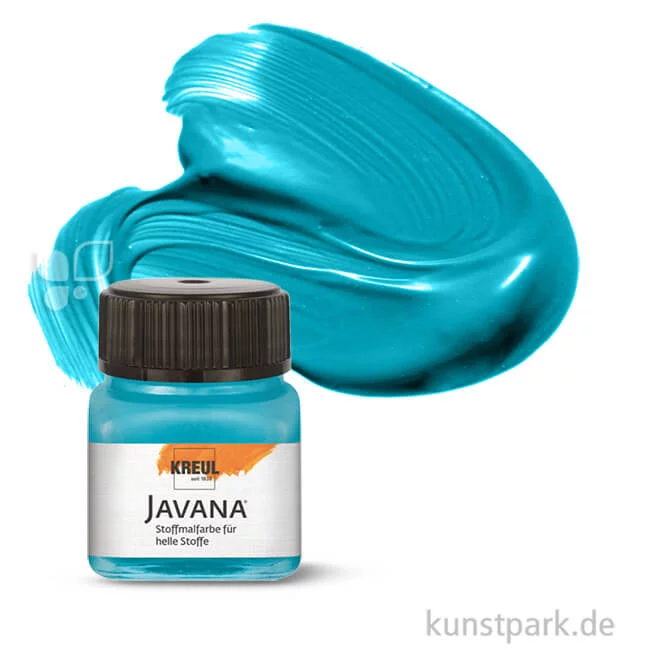 Artikelbild 1 des Artikels “KREUL Javana Stoffmalfarbe für helle Stoffe 20 ml | Türkisblau“