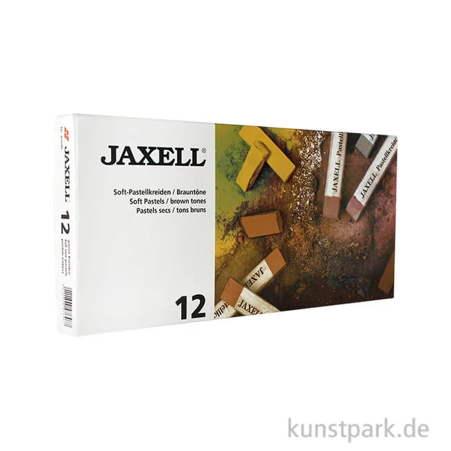 Artikelbild 1 des Artikels “JAXELL Pastellkreide, 12 Brauntöne im Kartonetui “