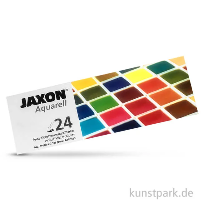 Artikelbild 1 des Artikels “JAXON Aquarell, 24 halbe Näpfchen im Metallkasten “