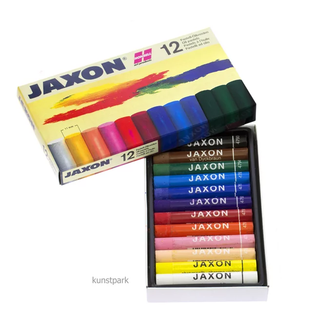 Artikelbild 1 des Artikels “JAXON Ölpastellkreide, 12 Stifte im Kartonetui “