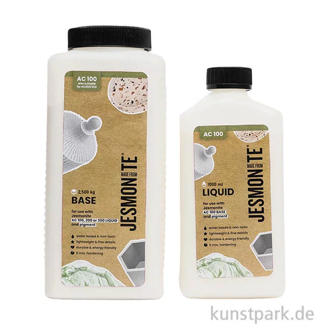 Artikelbild 1 des Artikels “Jesmonite AC100 Set - 2 Komponenten, 2500g Base + 1L Liquid “