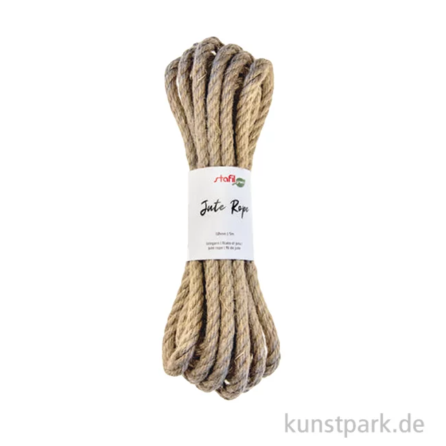 Artikelbild 1 des Artikels “Jutekordel, Natur, Durchmesser 10 mm, Länge 5 Meter “