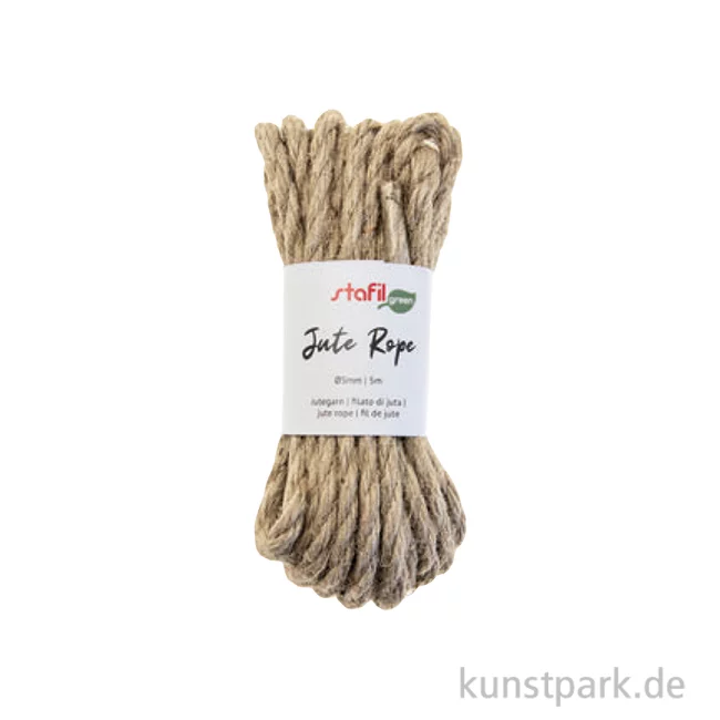 Artikelbild 1 des Artikels “Jutekordel, Natur, Durchmesser 5 mm, Länge 5 Meter “