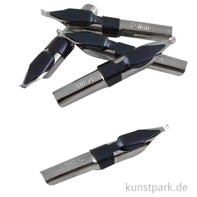 Artikelbild 1 des Artikels “Kalligraphie Zierschriftfeder, 5 Stück im Set Breite 2,0 mm“