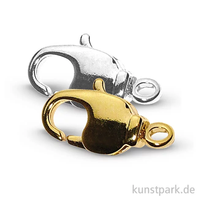 Artikelbild 1 des Artikels “Karabiner-Schließe mit drehbarer Öse - 7,3x14 mm, 2 Stück “