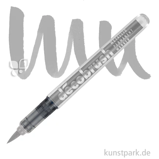 Artikelbild 1 des Artikels “Karin Deco Brush Marker - Metallic Einzelstift | Metallic Silver 8580“