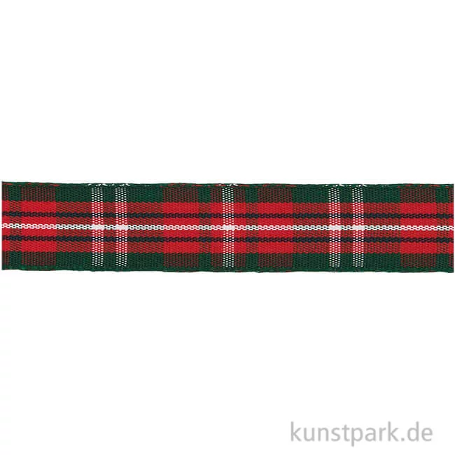 Artikelbild 1 des Artikels “Karoband Grün / Rot / Weiß, 6 mm x 3 m “