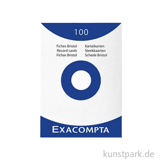 Artikelbild 1 des Artikels “Karteikarten Blanko - weiß, 100 Stück DIN A6“