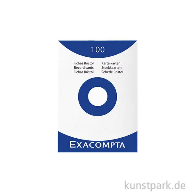 Artikelbild 1 des Artikels “Karteikarten Blanko - weiß, 100 Stück DIN A7“